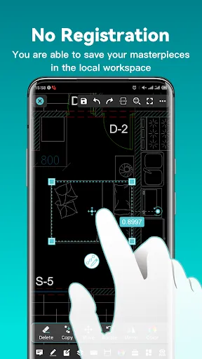 Скриншот 4 — DWG FastView-CAD Viewer&Editor