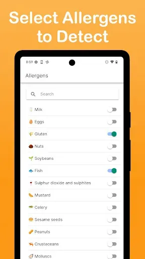 Скриншот 4 — Food Allergy Scanner - Bokha