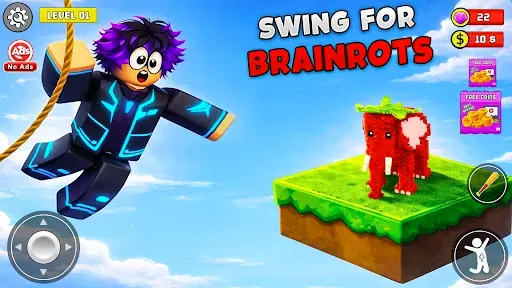 Скриншот 4 — Swing Obby for Brainrots Games