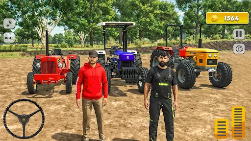 Скриншот 1 — Indian Farming Tractor Games