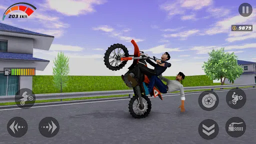Скриншот 2 — Wheelie Moto 3d Bike Life Game