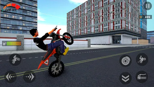 Скриншот 3 — Wheelie Moto 3d Bike Life Game