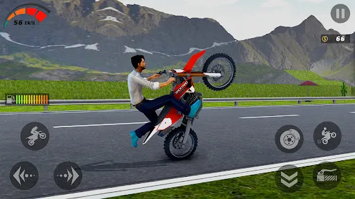 Скриншот 5 — Wheelie Moto 3d Bike Life Game