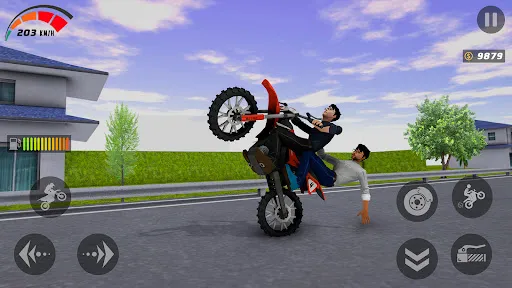 Скриншот 7 — Wheelie Moto 3d Bike Life Game