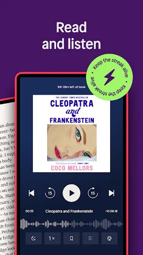 Скриншот 2 — Nextory: Audiobooks & E-books