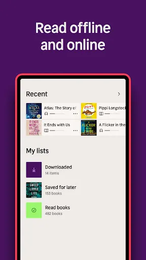 Скриншот 4 — Nextory: Audiobooks & E-books
