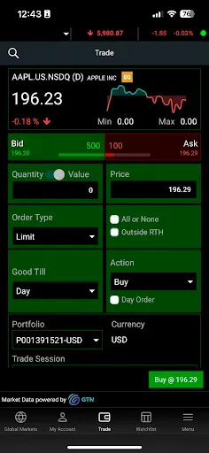 Скриншот 2 — TBC Capital Trader