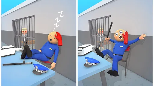 Скриншот 1 — Crazy Police - Игра пощечины