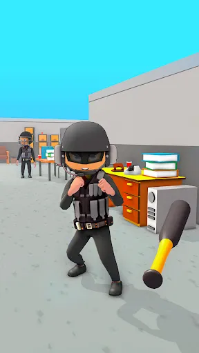 Скриншот 4 — Crazy Police - Игра пощечины