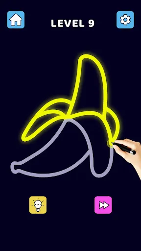 Скриншот 3 — Single Line Puzzle Drawing