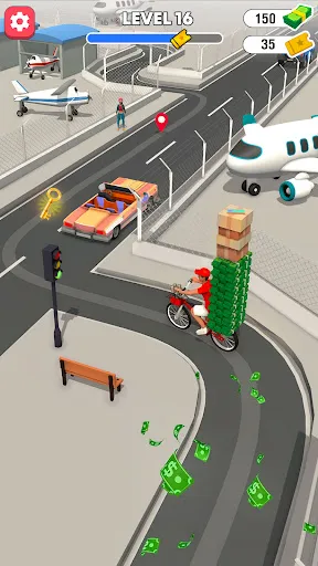 Скриншот 4 — Delivery Boy Bicycle Game