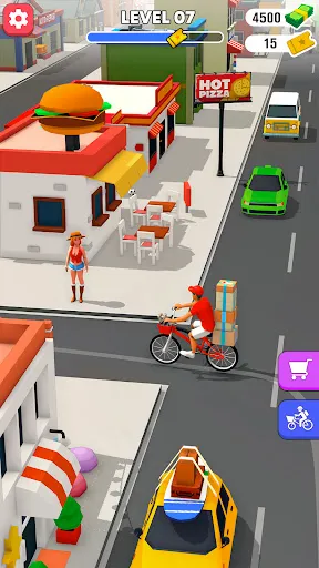 Скриншот 5 — Delivery Boy Bicycle Game