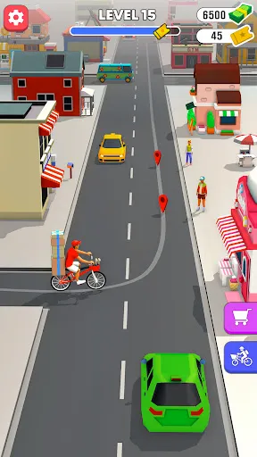 Скриншот 6 — Delivery Boy Bicycle Game