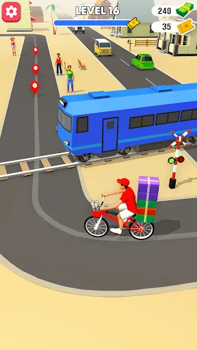 Скриншот 7 — Delivery Boy Bicycle Game