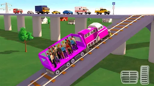 Скриншот 1 — Passenger Express Train Game
