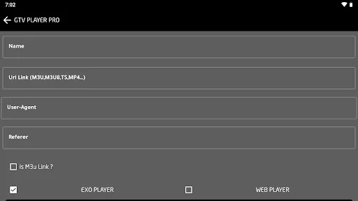 Скриншот 1 — GTV PLAYER PRO