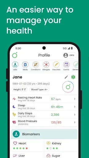 Скриншот 1 — Guava: Health Tracker