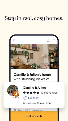 Скриншот 2 — HomeExchange - House Swapping