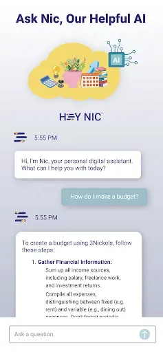 Скриншот 6 — 3Nickels: Invest, Budget, Save