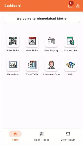 Скриншот 1 — Ahmedabad Metro (Official)