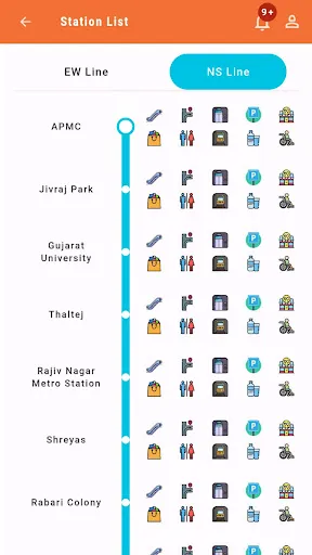 Скриншот 3 — Ahmedabad Metro (Official)