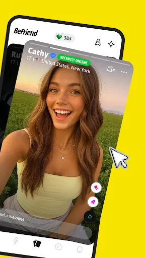 Скриншот 2 — BeFriend: make friends nearby