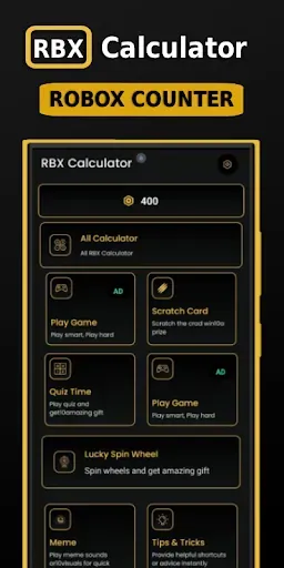 Скриншот 2 — RBX Counters - Get Rbux Calc