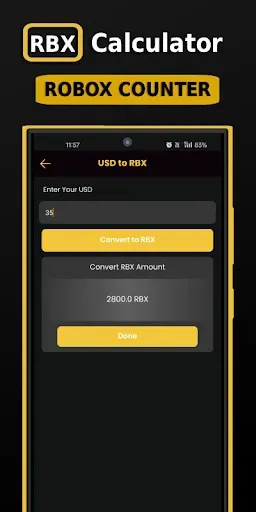 Скриншот 5 — RBX Counters - Get Rbux Calc