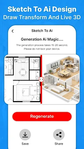 Скриншот 4 — Floor Plan Creator: Home DecAi