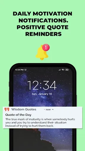 Скриншот 3 — Wisdom Quotes: Wise Words