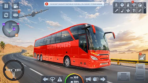 Скриншот 1 — Real Bus Simulator : My Bus 3D