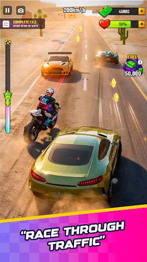 Скриншот 5 — Rush Игра Гоночные Мотоциклы