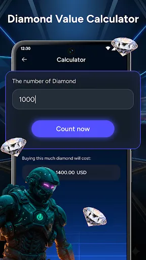 Скриншот 3 — Get Diamond Guide: FFF Skins