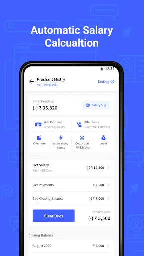 Скриншот 3 — PagarBook:Attendance & Payroll