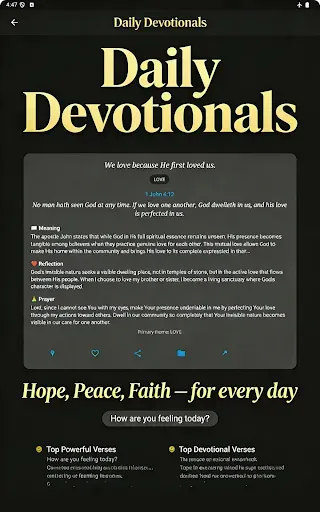 Скриншот 2 — Bible KJV - Daily Devotional