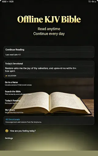 Скриншот 8 — Bible KJV - Daily Devotional