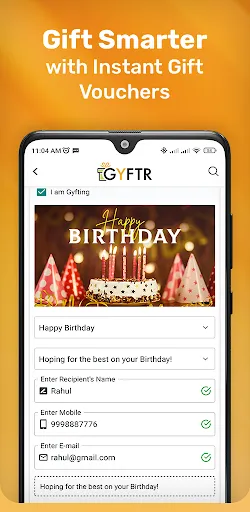 Скриншот 3 — GyFTR: Gift Cards & Vouchers
