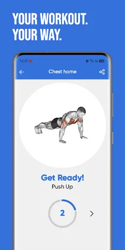 Скриншот 4 — GymGuru – Home & Gym Trainer