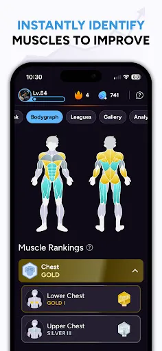 Скриншот 5 — Liftoff - Ranked Gym Workouts