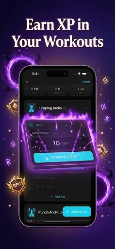 Скриншот 2 — GymLevels: Ranked Gym Workouts