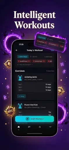 Скриншот 7 — GymLevels: Ranked Gym Workouts