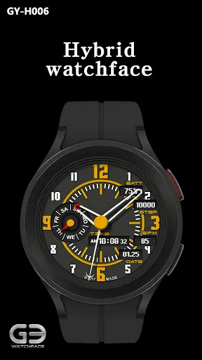Скриншот 1 — GYH007: Hybrid watchface