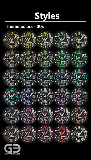 Скриншот 4 — GYH007: Hybrid watchface