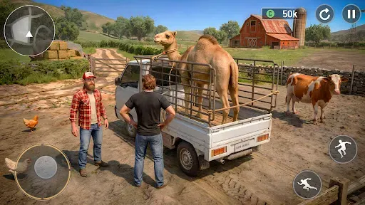Скриншот 2 — Farm Animal Transport Sim Game