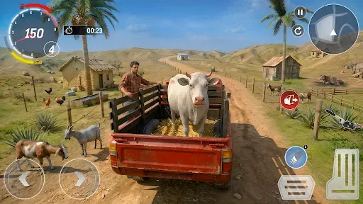 Скриншот 5 — Farm Animal Transport Sim Game