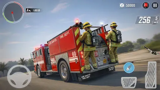 Скриншот 1 — Firefighter Rescue Sim Game 3D