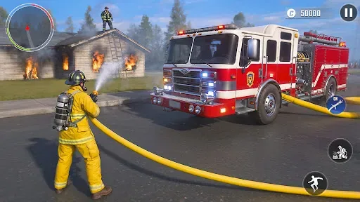 Скриншот 2 — Firefighter Rescue Sim Game 3D