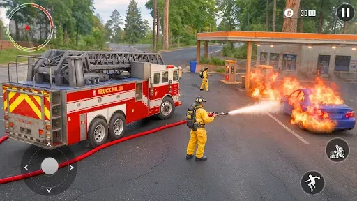 Скриншот 5 — Firefighter Rescue Sim Game 3D