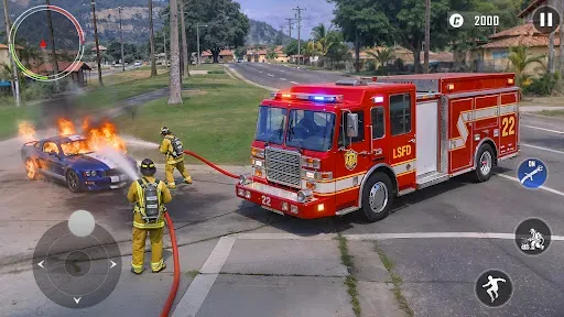 Скриншот 8 — Firefighter Rescue Sim Game 3D