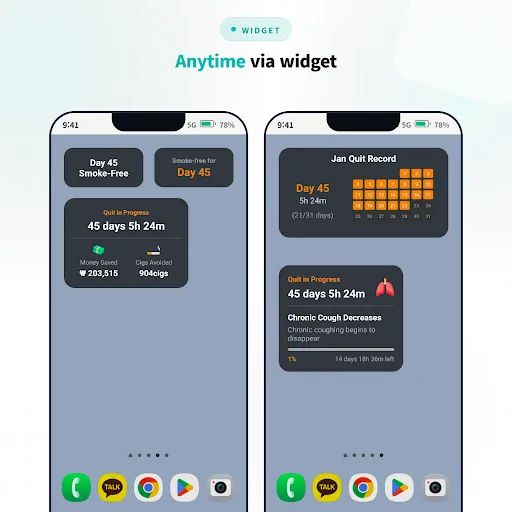 Скриншот 4 — Quit Smoking : Tracker & Timer